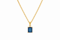 Monaco Blue Pendant Gold