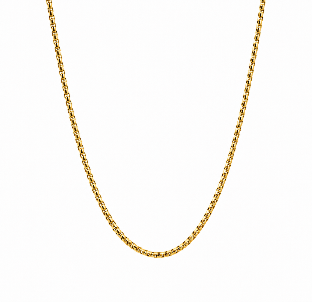 Mono Box Chain Gold