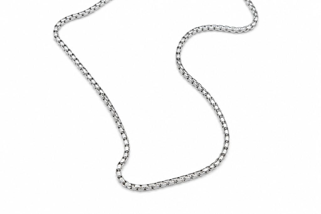 Mono Box Chain Silver